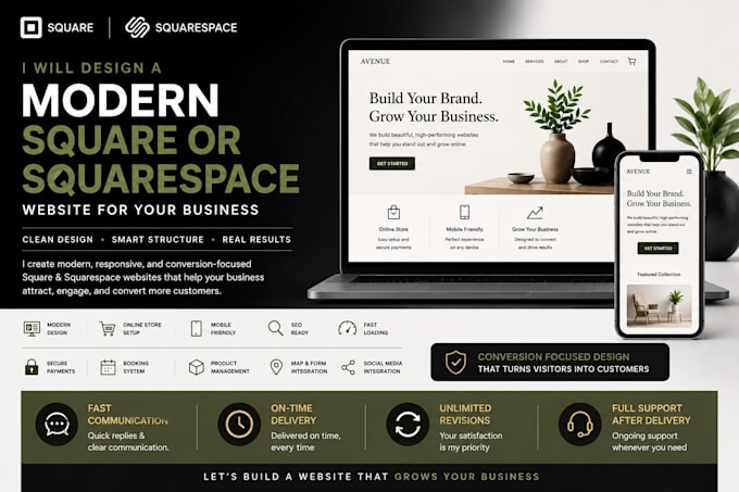 create a square online store, square website, square store, and square SEO