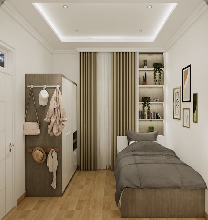 design your plain bedroom