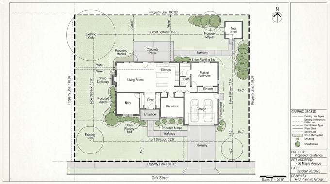 create site plan, plot plan and  city  drawings for city approval
