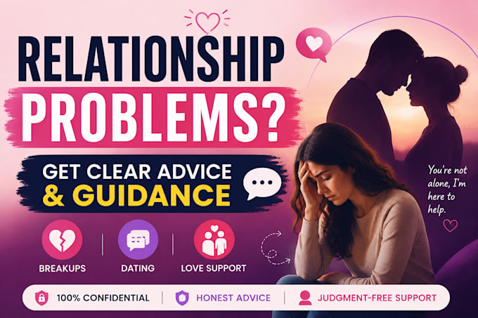 provide relationship advice dating guidance and breakup support coaching