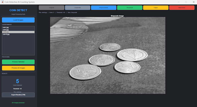 do matlab image processing, computer vision, segmentation and object detection