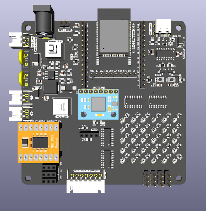 design professional esp32 pcb and schematic for your project