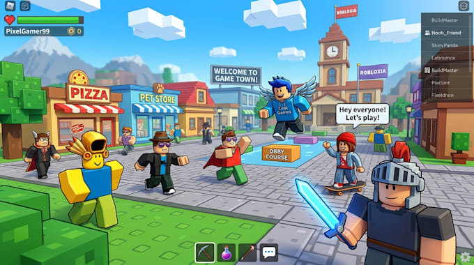 design unique and custom roblox avatar and characters