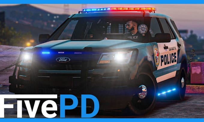 develop fivepd, lspdfr and nopixel inspired police rp server for fivem