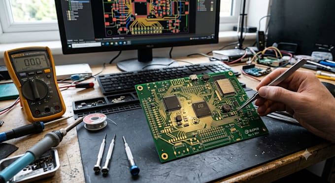 do electrical engineering, electronics engineering design, robotics, pcb layouts