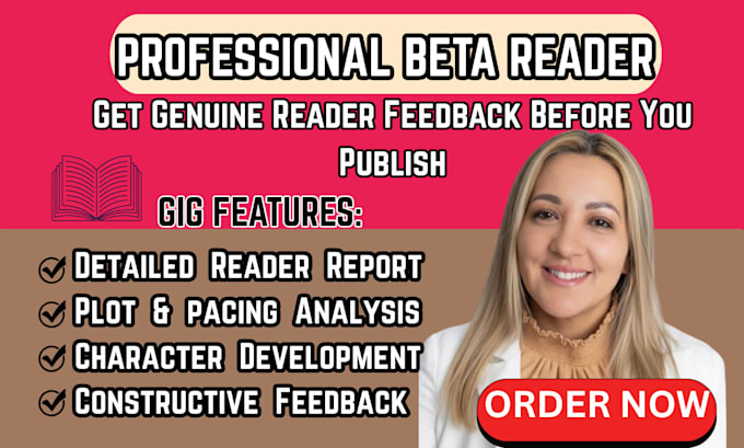beta read your book critique manuscript and provide honest constructive feedback