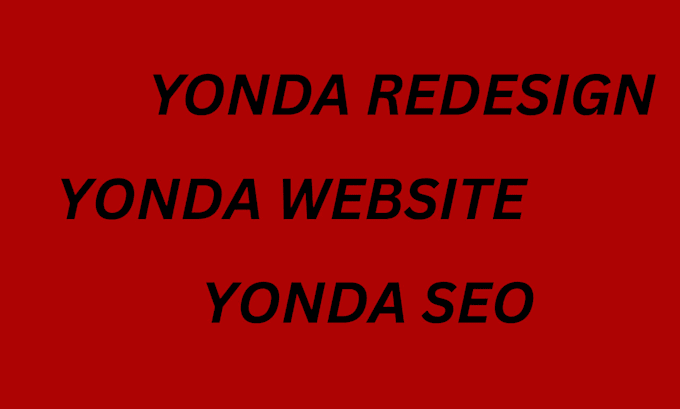 do yonda redesign yonda website and yonda seo