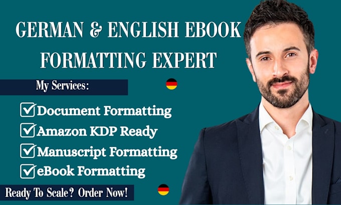 do german english ebook formatting document manuscript formatting