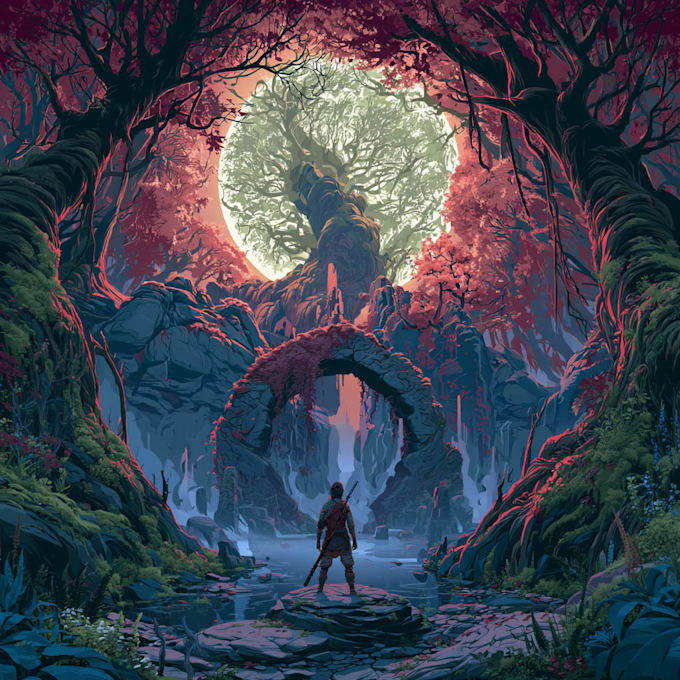 make awesome fantasy illustration