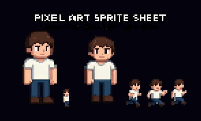 design pixel sprite sheet character animation pixel art sprite sheet godot game