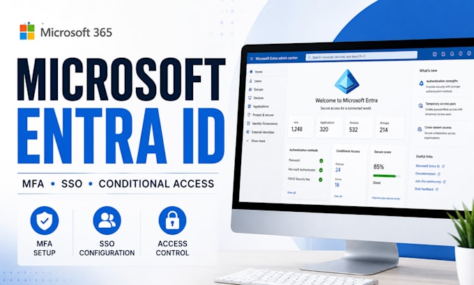 configure microsoft entra id, mfa, sso and conditional access