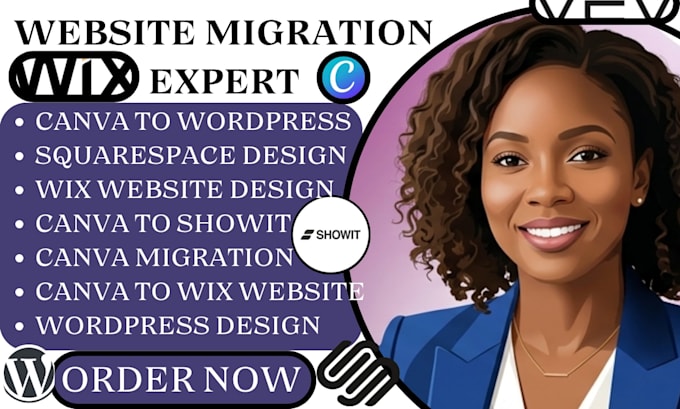 migrate canva design to wordpress canva website migration to squarespace wix vex