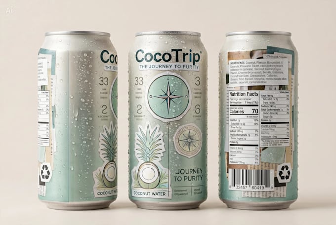 design a premium product label and packaging