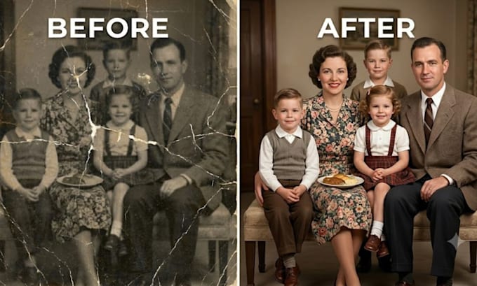 enhance, restore, unblur, and upscale low quality photos