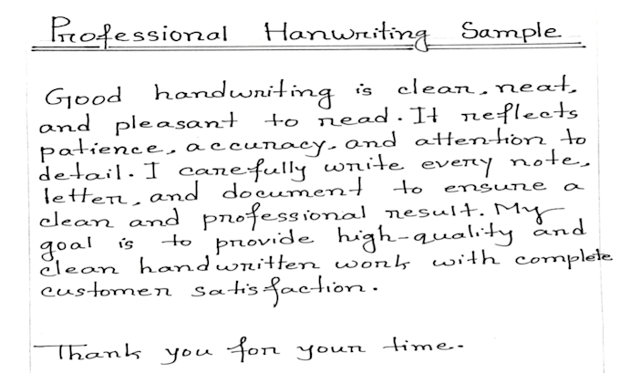 write beautiful handwritten notes