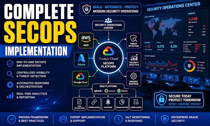 set up google secops chronicle siem soar for your cloud