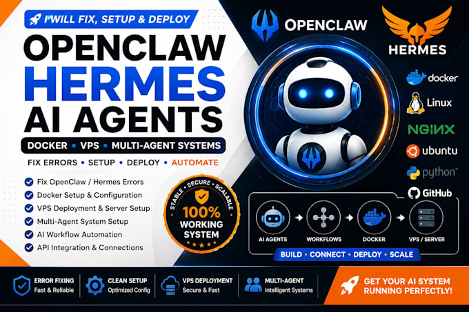 fix openclaw ai agent error deploy setup mac mini vps docker multi agent hermes