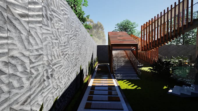do 3d modelling and rendering of exterior small and medium projects