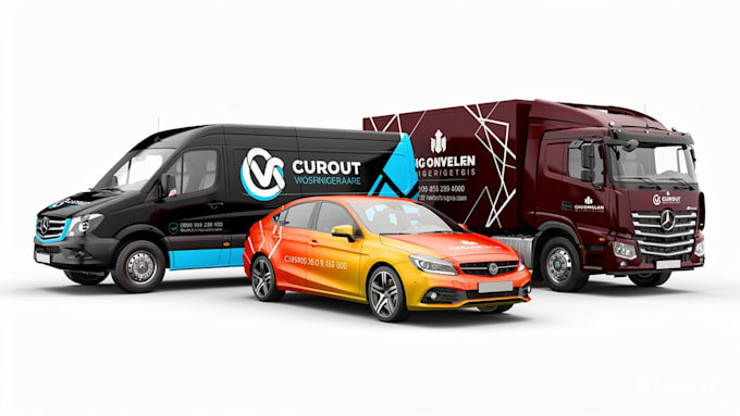 create van wrap design, car wrap design, truck wrap design