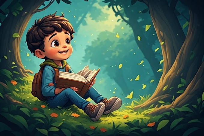 draw children book character design