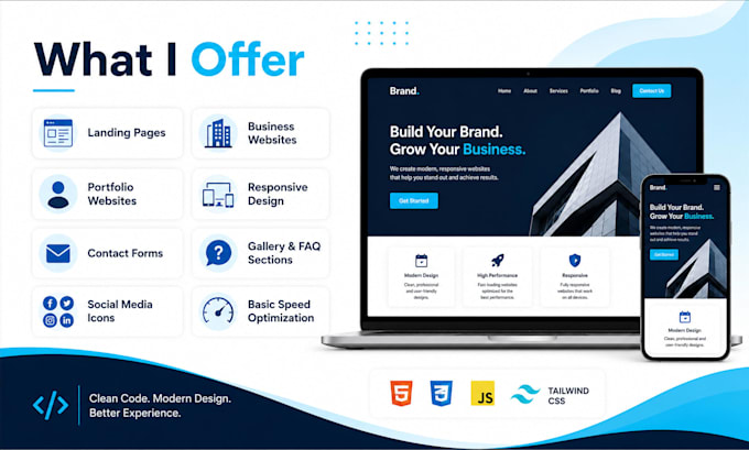 create a responsive website using HTML CSS and javascript