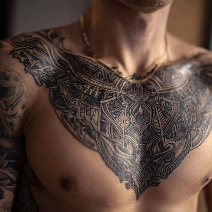 create minimalist line art tattoo with my style