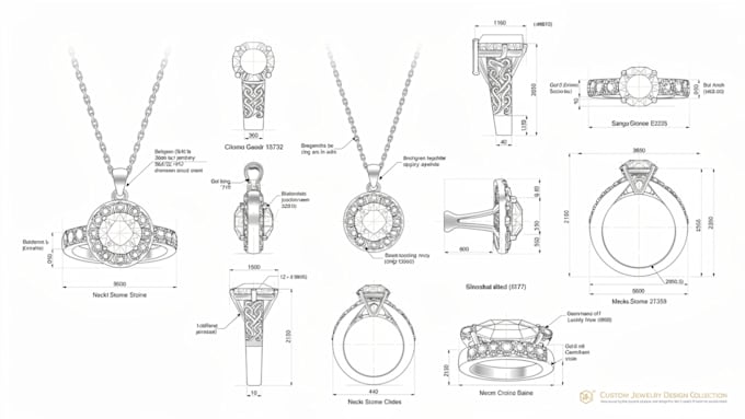 design custom jewelry sketches