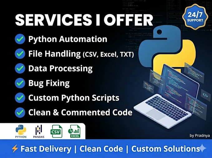 develop python scripts and automate repetitive tasks