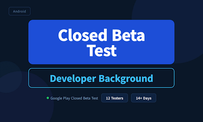 google play closed testing