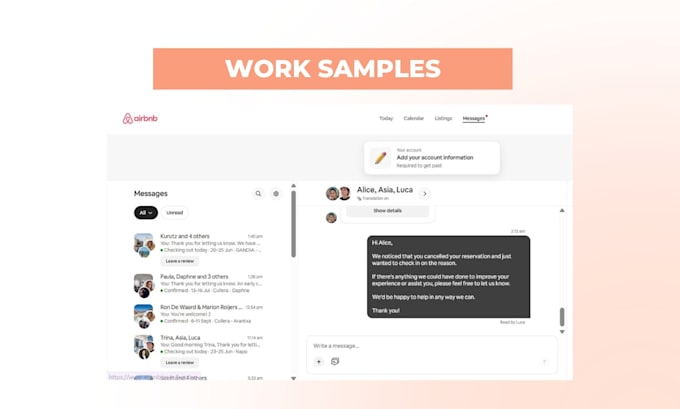 handle airbnb guest communication