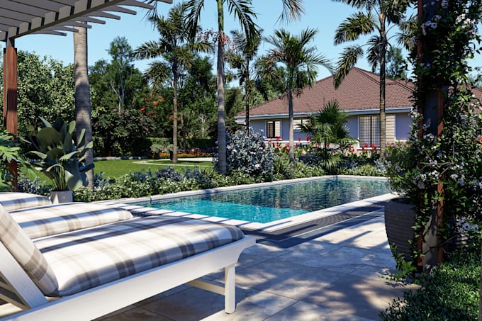 create professional 3d landscape architectural renderings