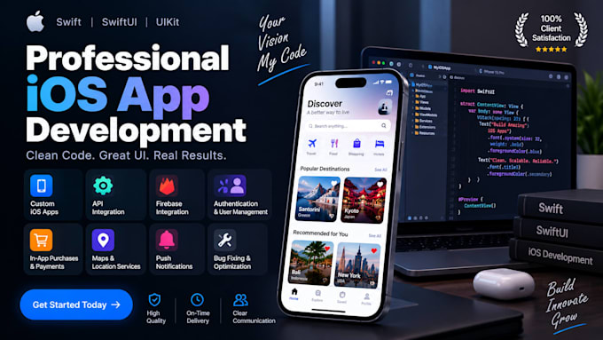 develop ios apps using swift, swiftui, and uikit