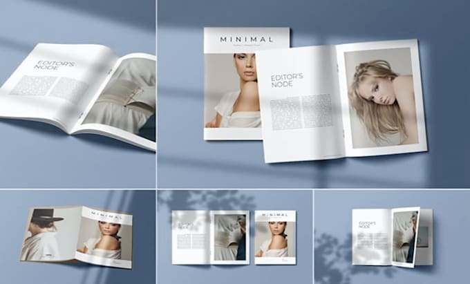 design catalogs, brochures, books and magazines in indesign