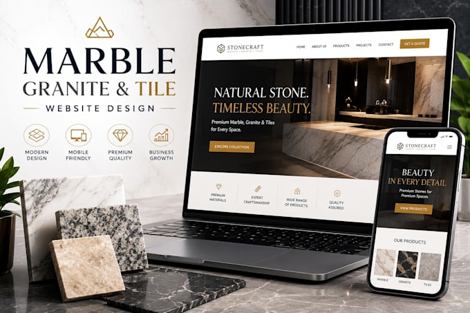 design marble supplier website granite and tile company website