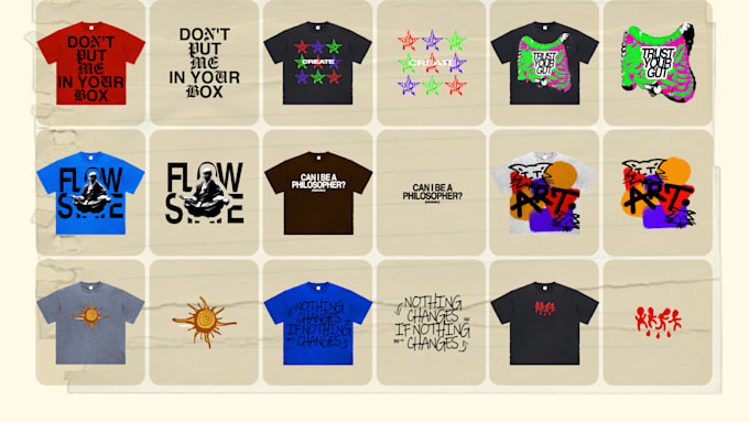 create a tshirt design