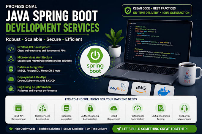 develop secure rest apis and spring boot microservices