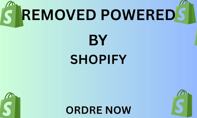 remove powered by shopify footer and customize your shopify store footer
