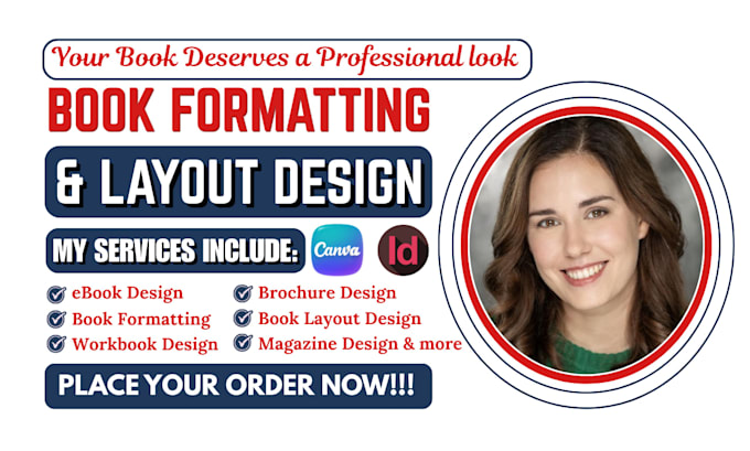do adobe indesign interior book formatting and layout design canva ebook design