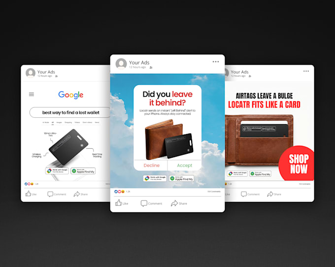 create high converting static meta ads