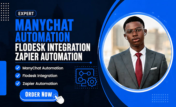 manychat automation flodesk integration zapier automation