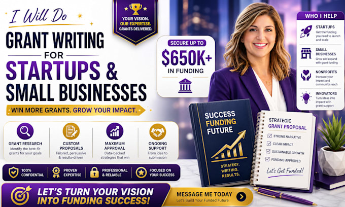 do grant writing for startups small business grants