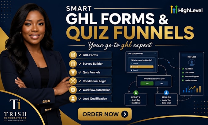 build ghl conditional logic forms go high level survey integration quiz funnels