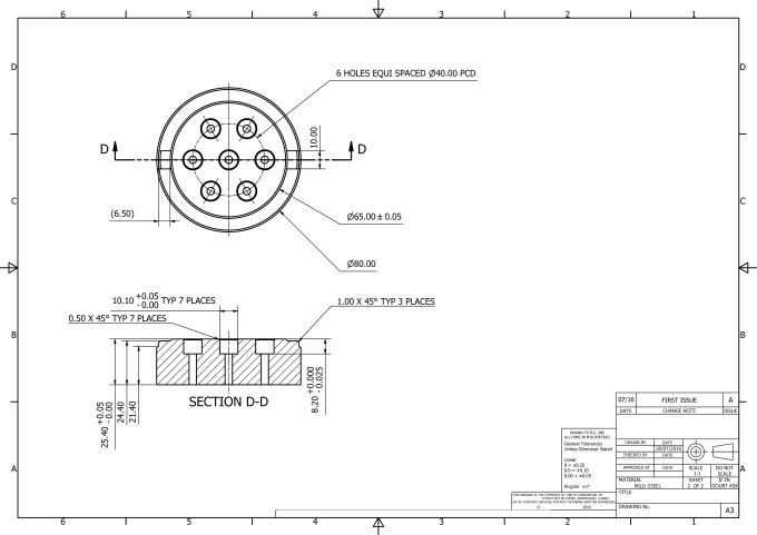 2d to 3d engineering drawing