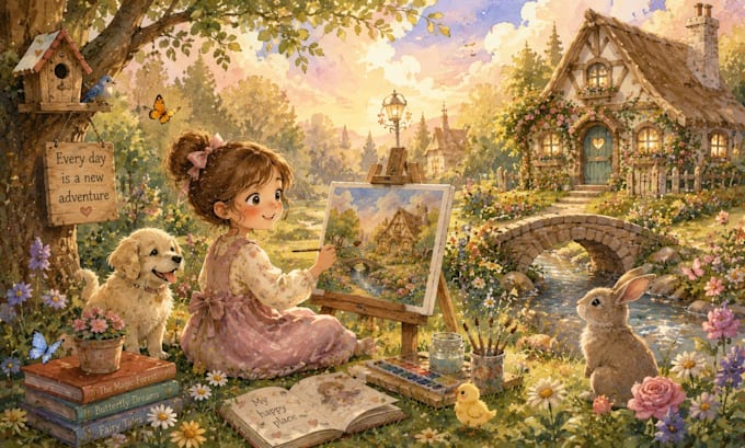 write a captivating childrens storybook, kids story, or picture book