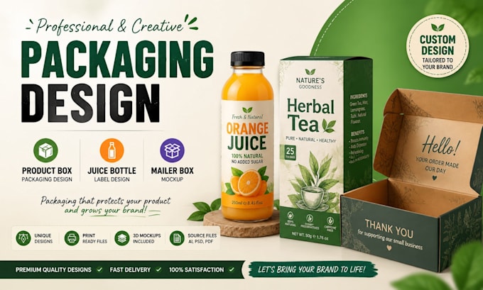 do product box packaging design juice bottle label design mailer box mockup