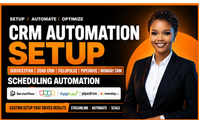 do servicetitan zoho crm scheduling fieldpulse pipedrive monday crm automation