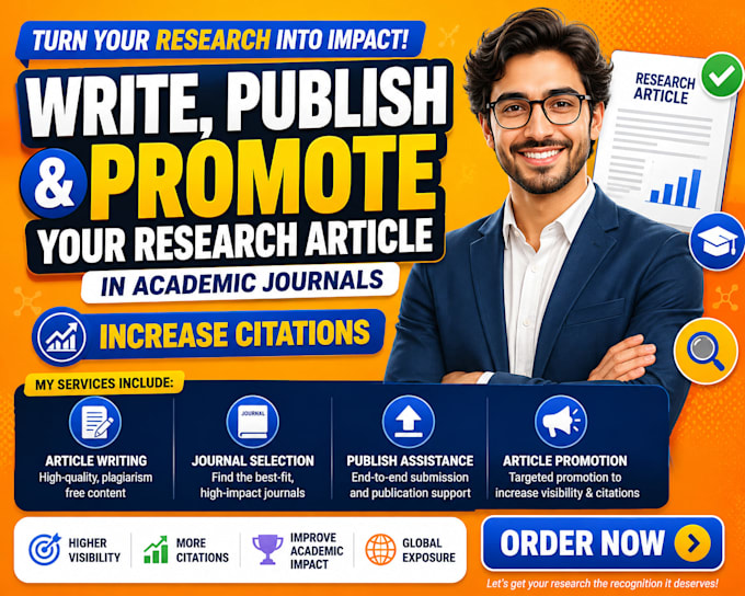 write and publish research article, journal to increase google scholar citations