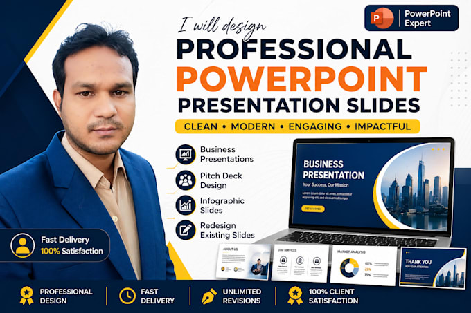 design professional power point presentation slides