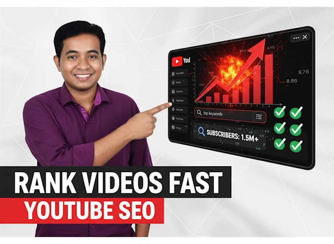 professional youtube SEO to increase views and ranking
