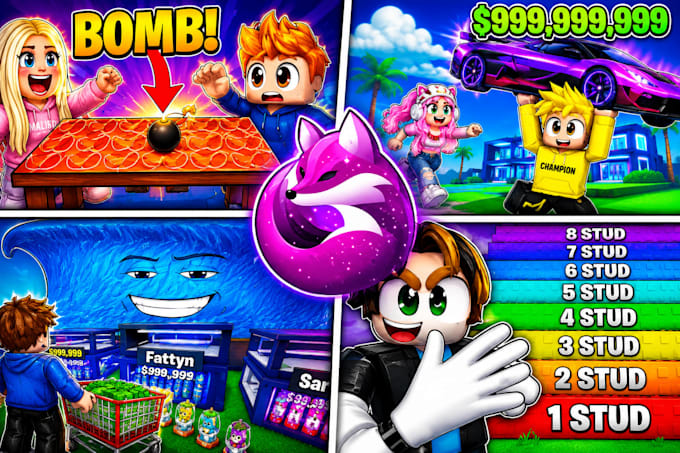 make a professional roblox thumbnail